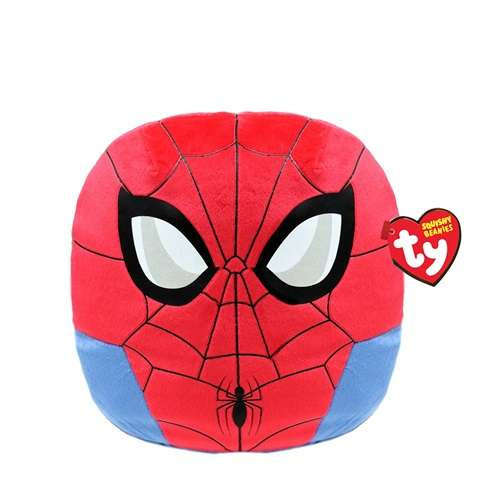 TY SQUISH BEANIES PÁRNA ALAKÚ PLÜSS FIGURA MARVEL SPIDERMAN 22 CM