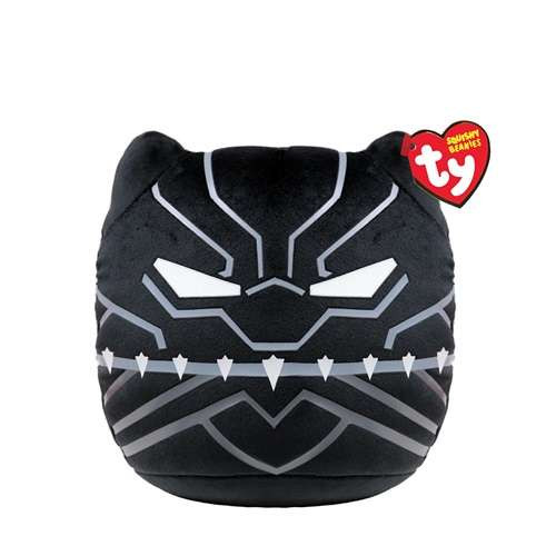 TY SQUISH BEANIES PÁRNA ALAKÚ PLÜSS FIGURA MARVEL BLACK PANTHER 22 CM