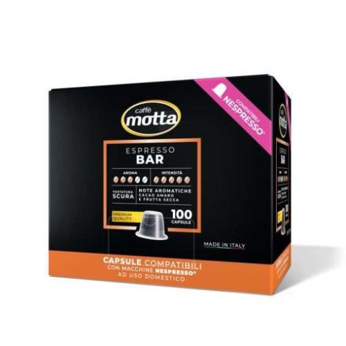 MOTTA ESPRESSO BAR NÁPOLYI KÁVÉ KAPSZULA 100DB/DOBOZ NESPRESSO KOMP.