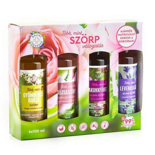 BÁLINT CSEPPEK SZÖRPVÁLOGATÁS 4X100 ML RÓZSÁS