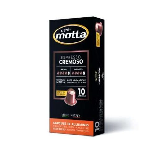 MOTTA CREMOSO ESPRESSO NÁPOLYI KÁVÉ KAPSZULA NESPRESSO KOMP. 10DB/DOB