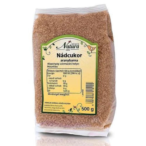 NATURA NÁDCUKOR ARANYBARNA 500 GR
