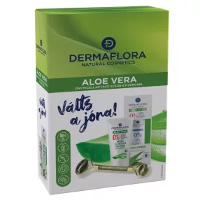   DERMAFLORA 0% DÍSZDOBOZ HIDROGÉL 50 ML+MICELLÁS ARCRADÍR 100 ML+ARCMASSZÍROZÓ