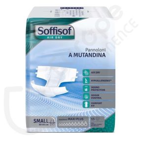   SOFFISOF AIR DRY MAXI PLUS NADRÁGPELENKA S-ES 50-80 CM CSÍPŐ-DERÉK 15 DB/CSOMAG