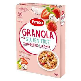 EMCO VEGÁN GRANOLA MÜZLI EPER-KÓKUSZ GLUTÉNMENTES 340 GR