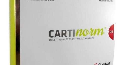 CARTINORM +D3 ÉTRENDKIEGÉSZÍTŐ FILMTABLETTA 60 DB