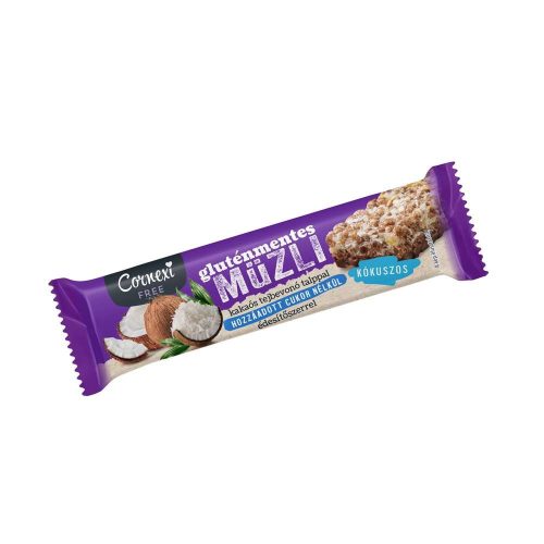 CORNEXI MÜZLISZELET KÓKUSZOS GLUTÉNMENTES HCM 25 GR