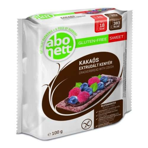 ABONETT EXTRUDÁLT KENYÉR KAKAÓS 100 GR GLUTÉNMENTES