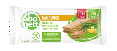 ABONETT SZENDVICS SAJTOS SNIDLINGES 26 GR GLUTÉNMENTES