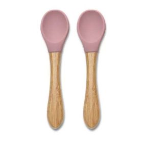 LORELLI SZILIKON KANALAK BAMBUSZ NYÉLLEL 2DB RÓZSASZÍN