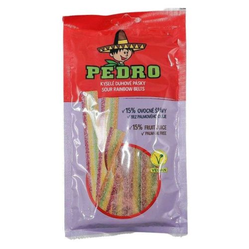 PEDRO VEGÁN GUMICUKOR RAINBOW 80 GR