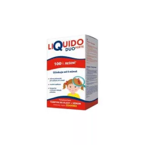   LIQUIDO DUO FORTE TETVEK ÉS SERKÉK ELLEN SAMPON 200 ML + SZÉRUM 125 ML AJÁNDÉK SAPKA FÉSŰ