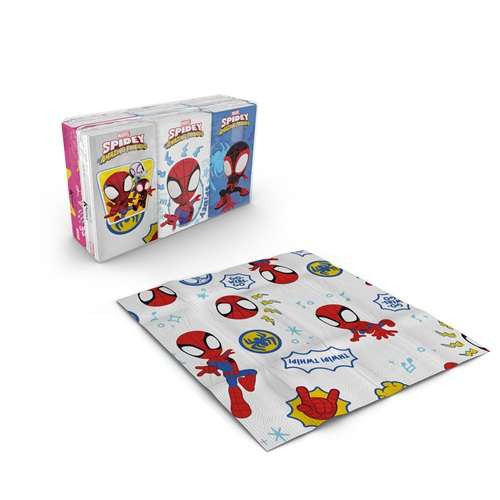 KARTIKA MARVEL SPIDEY PAPÍRZSEBKENDŐ 6 X 9 4 RÉTEGŰ 21X21 CM