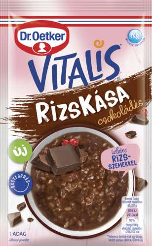 VITALIS RIZSKÁSA CSOKOLÁDÉS 52 G DR OETKER