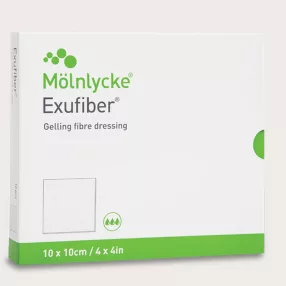 EXUFIBER 10X10 CM ZSELÉS ROSTKÖTSZER 10DB/DOB