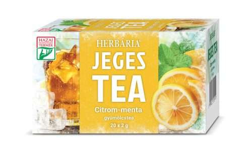 HERBÁRIA JEGES TEA CITROM MENTA TEAFILTER 20 X 2 GR