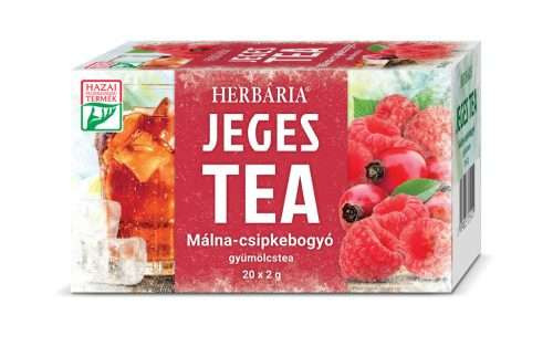 HERBÁRIA JEGES TEA MÁLNA CSIPKEBOGYÓ TEAFILTER 20 X 2 GR