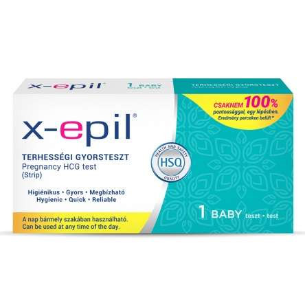 X-EPIL TERHESSÉGI GYORSTESZT CSÍK 1 DB-OS