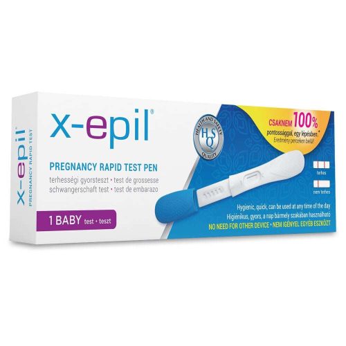 X-EPIL TERHESSÉGI GYORSTESZT PEN EXKLUZÍV 1 DB-OS