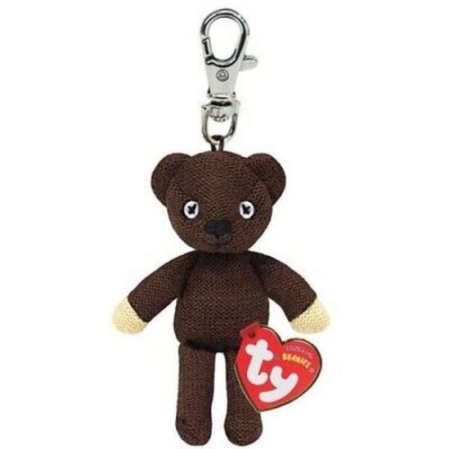 TY BEANIE BABIES PLÜSS FIGURA MR BEAN MACI TEDDY CLIP 8,5 CM