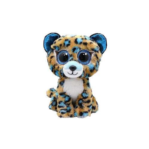 TY BOOS PLÜS FIGURA 15 CM COBALT BARNA KÉK LEOPÁRD