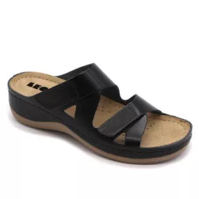 LEON COMFORT NŐI PAPUCS 906 MODELL FEKETE 42