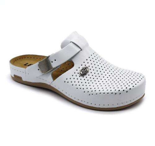 LEON BŐR NŐI KLUMPA 950 MODELL FEHÉR 39