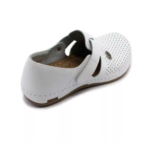 LEON BŐR NŐI CIPŐ 959 MODELL FEHÉR 39