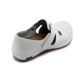 LEON BŐR NŐI CIPŐ 959 MODELL FEHÉR 41