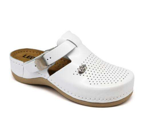 LEON BŐR NŐI KLUMPA 900 MODELL FEHÉR 40