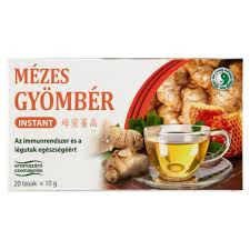 INSTANT MÉZES GYÖMBÉR TEA FAHÉJAS