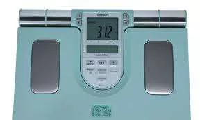 OMRON HBF-511T-E BODY COMPOSITION MONITOR TESTÖSSZETÉTEL MÉRŐ TÜRKIZ 150 KG