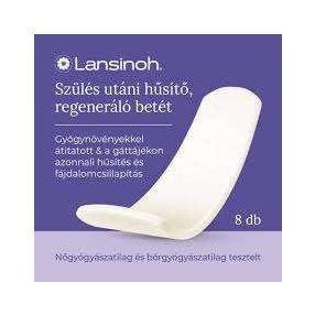   LANSINOH SZÜLÉS UTÁNI HŰSÍTŐ REGENERÁLÓ BETÉT 8 DB-OS
