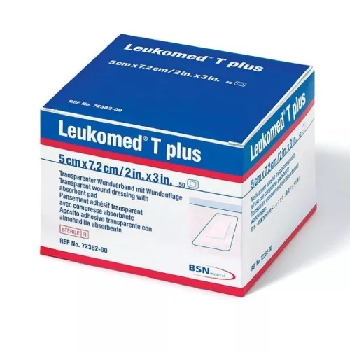 LEUKOMED T PLUS 5 X 7,2 CM STERIL 50 DB