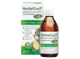 DR THEISS HERBALSEPT KIDS KÖHÖGÉS ELLENI SZIRUP 200 ML