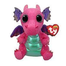 TY BOOS PLÜS FIGURA 15 CM SPITFIRE RÓZSASZÍN SÁRKÁNY