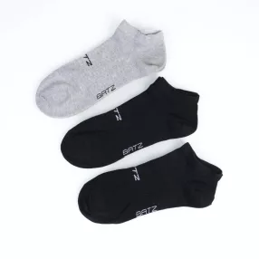 BATZ UNISEX BOKAZOKNI FEKETE/SZÜRKE 3 PÁR/CSOMAG 35-38