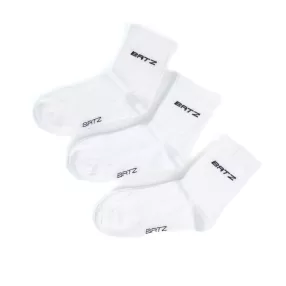 BATZ UNISEX CREW ZOKNI FEHÉR 3 PÁR/CSOMAG 35-38