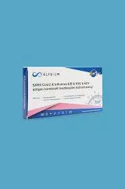 ELYSIUM SARS-COV-2 ÉS INFLUENZA A+B & RSV & ADV ANTIGÉN KOMBINÁLT TESZT (KOLLOID ARANY)