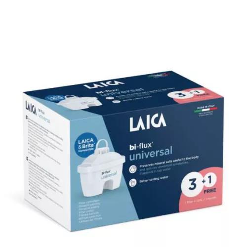 LAICA BI-FLUX UNIVERZÁLIS SLIM VÍZSZŰRŐBETÉT 3+1 DARAB (BRITA KOMPATIBILIS)