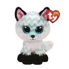 TY BOOS PLÜSS FIGURA 24 CM ATLAS FEHÉR TÜRKIZ RÓKA