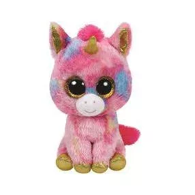 TY BOOS PLÜSS FIGURA 24 CM FANTASIA SOKSZÍNŰ UNIKORNIS