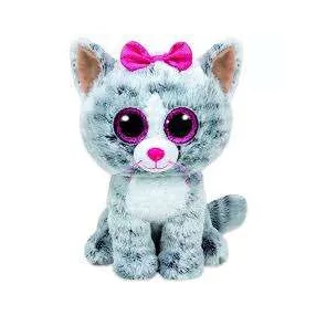 TY BOOS PLÜSS FIGURA 24 CM KIKI SZÜRKE MACSKA