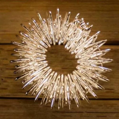 SU-JOK MASSZÍROZÓ GYŰRŰ EZÜST SZÍNBEN