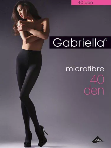 GABRIELLA MICROFIBRE 40DEN HARISNYANADRÁG NERO 2
