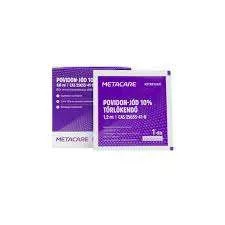 METACARE POVIDON-JÓD 10% TÖRLŐKENDŐ 60 X 120 MM 50 DB