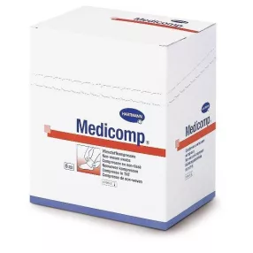   Medicomp nem steril 4réteg sebfedőlap 10x10 cm 100 db/doboz (hartmann)