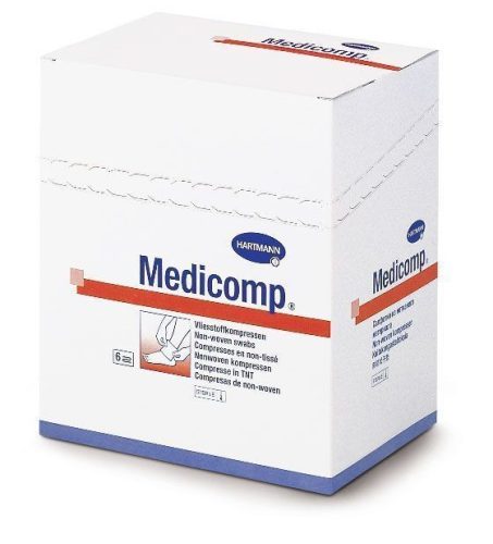 Medicomp nem steril 4réteg sebfedőlap 10x10 cm 100 db/doboz (hartmann)