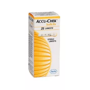 Ujjszúró accu-chek softclix lándzsa (25 db/doboz)