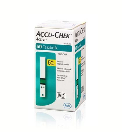 Accu-chek active glucose tesztcsík 50 db/doboz